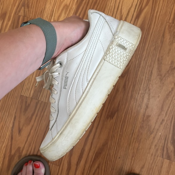 Puma Platform White Sneakers size 9 - Picture 6 of 9